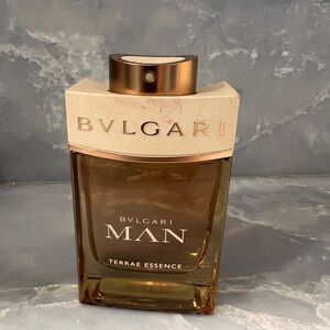 Bulgari Man Terrae Essence Fragrance - Gold and Cream
